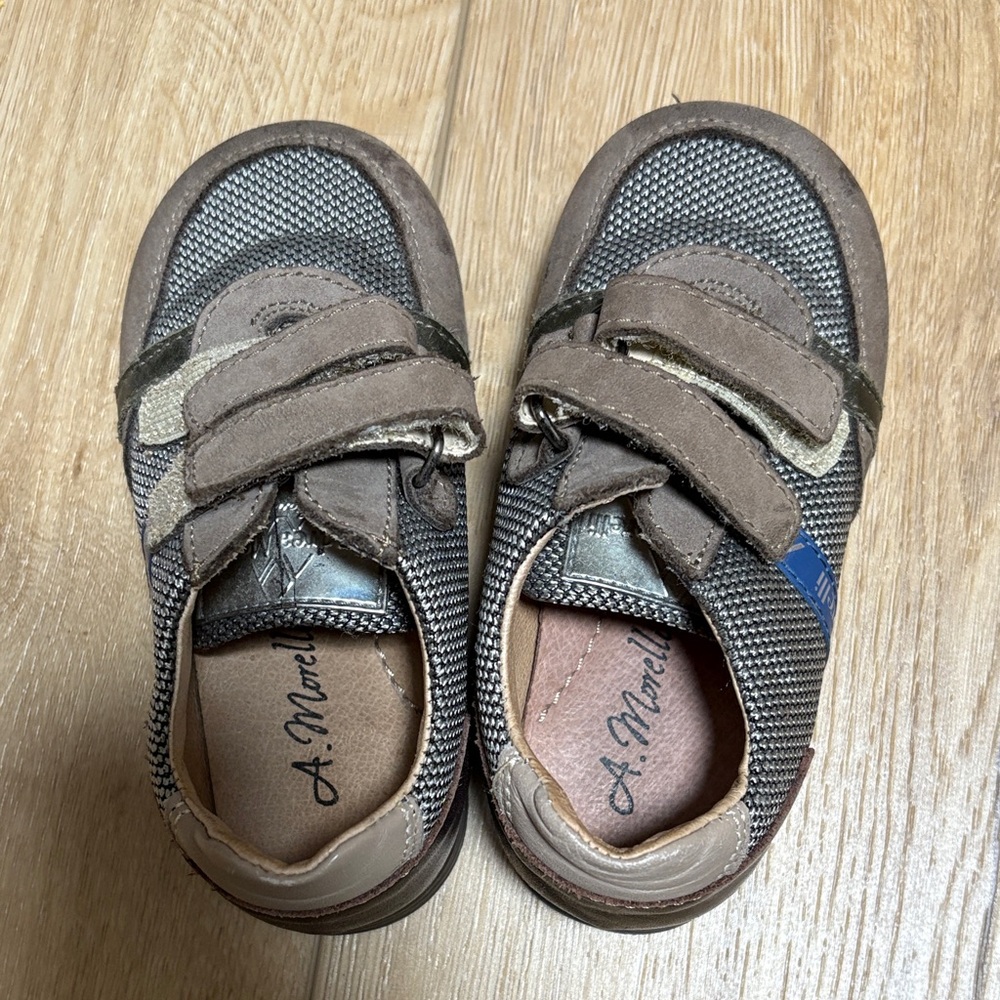 Madewell Brown and Gray Kids Sneakers